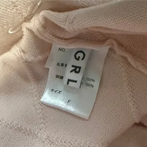 J-Fashion GRL Kawaii Himekaji Balletcore Pink Bow Cropped Top S - Picture 6 of 7